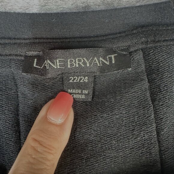 Lane Bryant Womens 22/24 Floral Pattern Blouse Long Sleeve Plus Size business - Picture 3 of 5